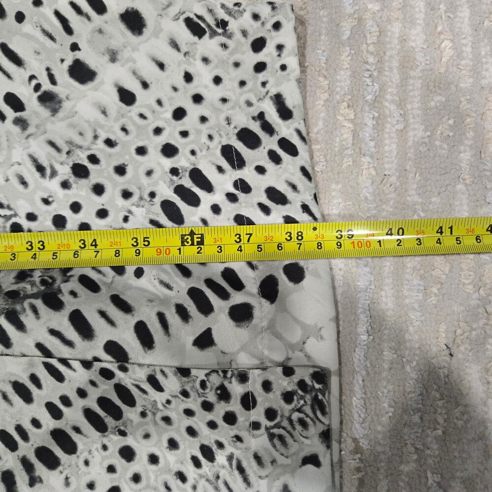 Calvin Klein Sleeveless Belted Faux Wrap Dress Career Wear Snake Print‎ Gray 12 - Picture 9 of 9